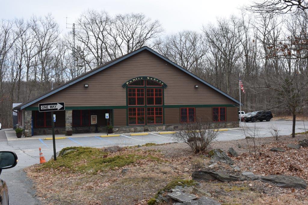A photo public safety building located inside Hemlock Farms